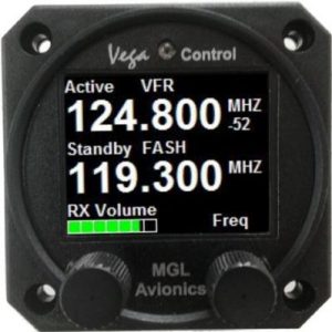 MGL VEGA 2 1/4” VHF CONTROLLER pilot och flyg tillbehör